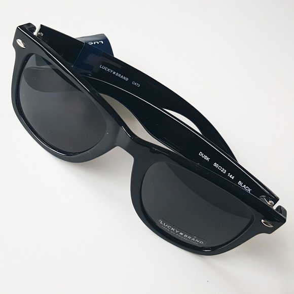 Lucky ? Brand DUSK BLACK Wayfarer Sunglasses main image 7